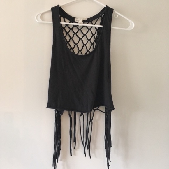 Forever 21 Tops - $10 add on- Forever 21 net back crop tank
